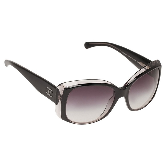 CHANEL Mother of Pearl CC Sunglasses 5227-H Black - Picture 3 of 10
